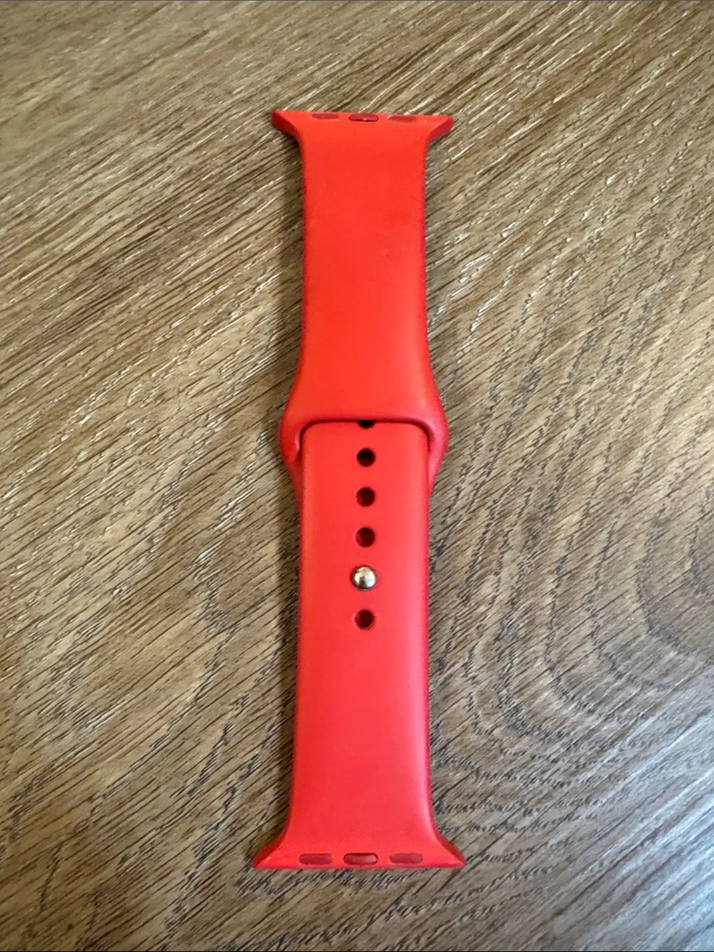 44mm Apple Silicone Watch Bands in Light Pink and Red